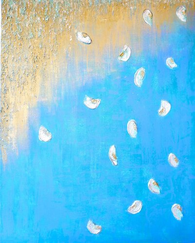 花びらが踊る par yuko kimura, Peinture en vente sur Singulart