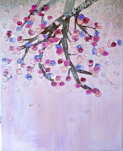 桜 par yuko kimura, Peinture en vente sur Singulart