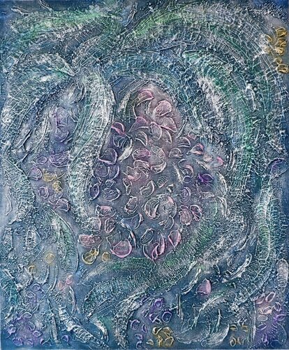 緑の庭 par yuko kimura, Peinture en vente sur Singulart