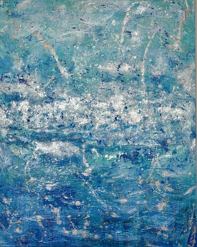 ブルー拡張F30 by yuko kimura, Painting for Sale on Singulart