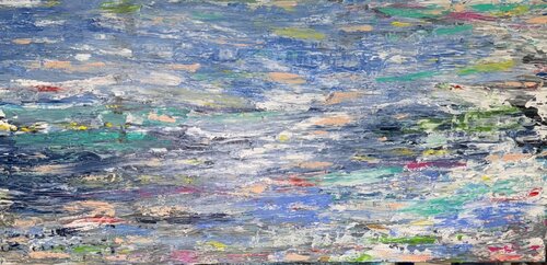 Ocean Waves by Jacquilyn Eusanio, Painting for Sale on Singulart