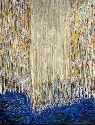 Falling Water di Jacquilyn Eusanio, Pittura in vendita su Singulart