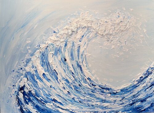 Big Wave von Jacquilyn Eusanio, Malerei kaufen auf Singulart