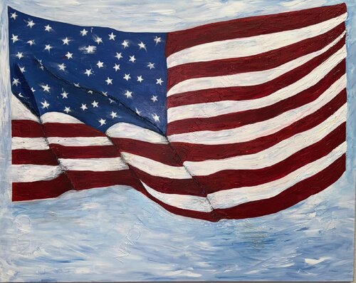 Make America Great Again #2 de Jacquilyn Eusanio, Pintura a la venta en Singulart