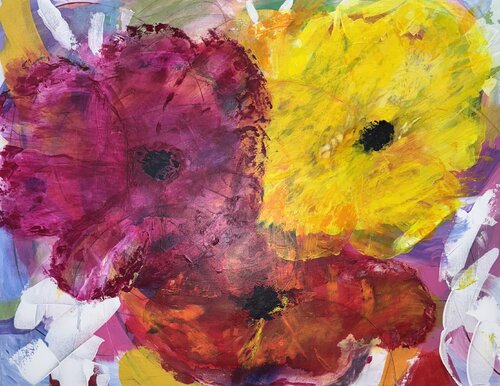 Spring van Jacquilyn Eusanio, Schilderij te koop op Singulart