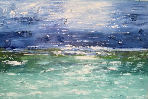 Warn Lights van Jacquilyn Eusanio, Schilderij te koop op Singulart