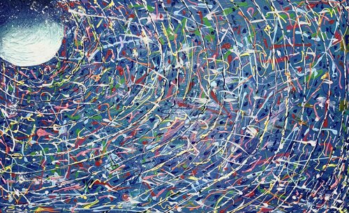Space Junk de Jacquilyn Eusanio, Pintura a la venta en Singulart