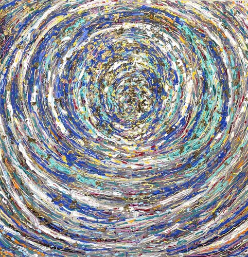 Circles of Time di Jacquilyn Eusanio, Pittura in vendita su Singulart