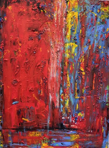 Water On Fire de Jacquilyn Eusanio, Pintura a la venta en Singulart