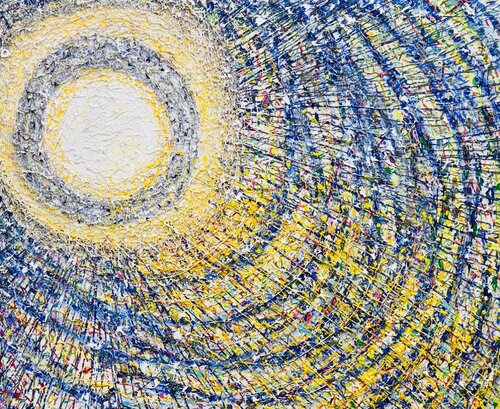 Sunshine Over Life de Jacquilyn Eusanio, Pintura a la venta en Singulart