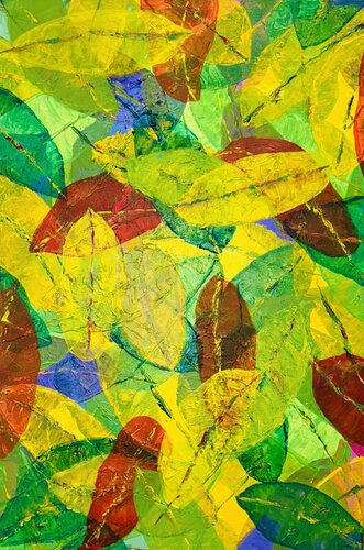 FL Leaves 3 di Jacquilyn Eusanio, Pittura in vendita su Singulart