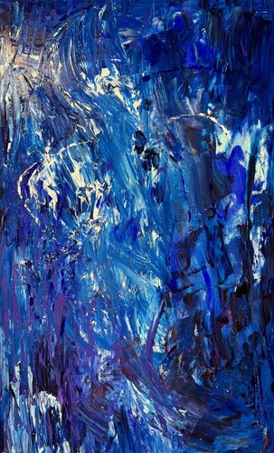 Blue di Jacquilyn Eusanio, Pittura in vendita su Singulart