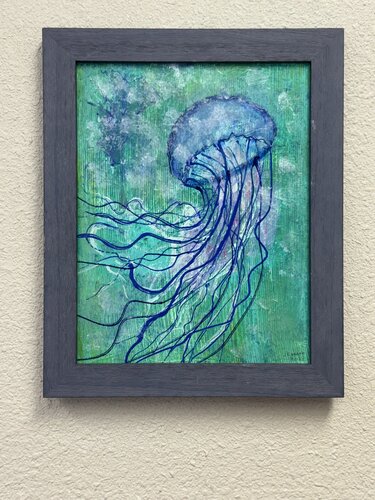 Jellyfish de Jacquilyn Eusanio, Pintura a la venta en Singulart