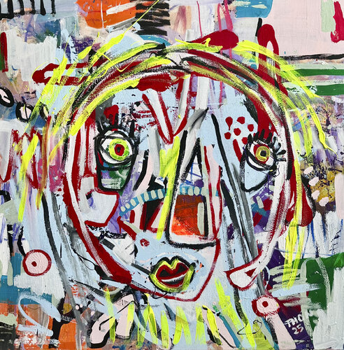 “Alles auf einmal” van simon thon, Schilderij te koop op Singulart