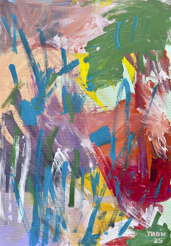 "Ein Hauch Bewegung“ di simon thon, Pittura in vendita su Singulart