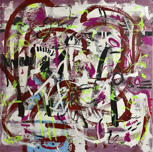 „Getaktetes Tosen“ di simon thon, Pittura in vendita su Singulart