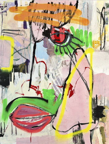 "Neonrast“ van simon thon, Schilderij te koop op Singulart