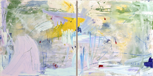 "Licht, Wasser, Stimmen" van simon thon, Schilderij te koop op Singulart