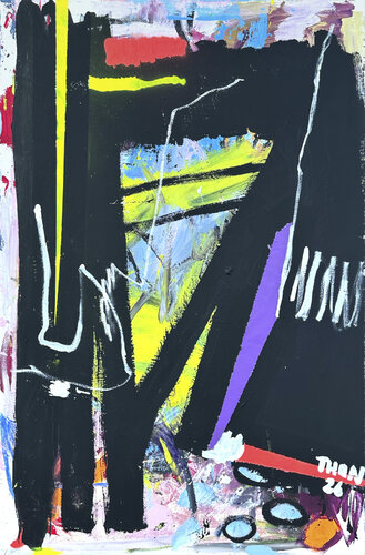 "Thinking of a place" di simon thon, Pittura in vendita su Singulart