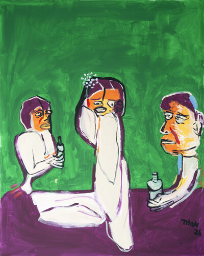 “Bar Szene” by simon thon, 絵画 for Sale on Singulart