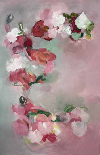 For the Roses van Trish Monahan, Schilderij te koop op Singulart