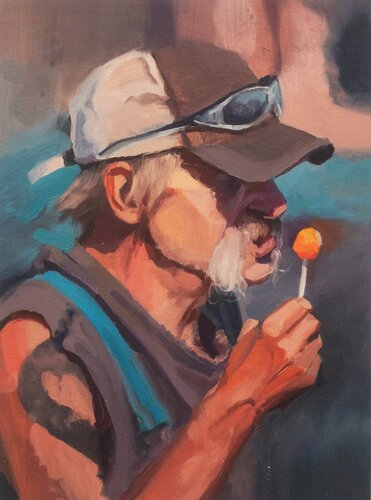 EWP Oil Portrait Print #4 von Alexander Grimm, Druck kaufen auf Singulart