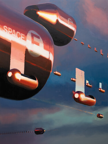 Space F - Spit out Process von Alexander Grimm, Malerei kaufen auf Singulart