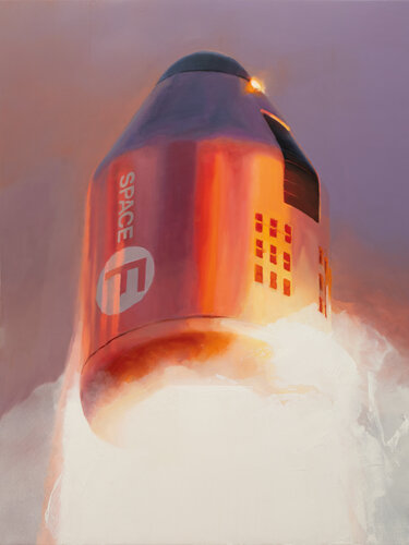 Space F - Nice Get-Away von Alexander Grimm, Malerei kaufen auf Singulart