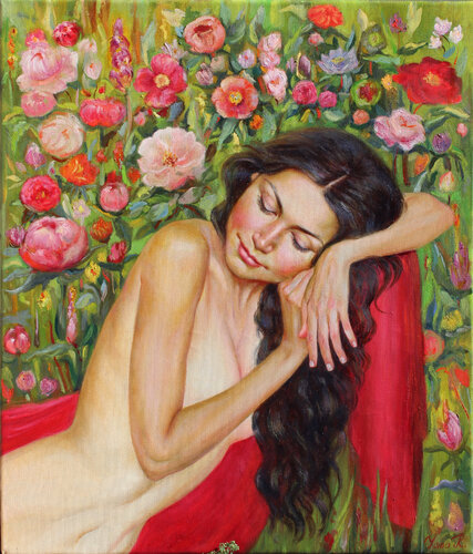 Midday dreams van Yana Ros, Schilderij te koop op Singulart