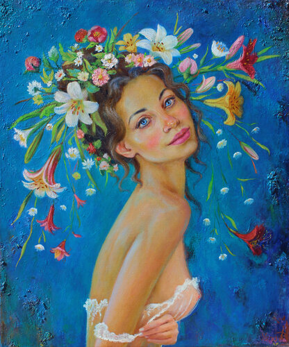 Flora van Yana Ros, Schilderij te koop op Singulart