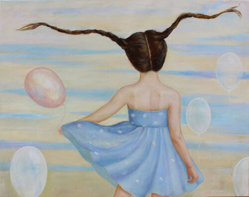 Airborne Dreams van Yana Ros, Schilderij te koop op Singulart