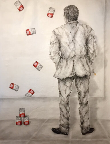 " The Everlasting Flow : Embracing the Abundance Within " - Painting 672  NOTE : Shipping available ONLY ROLL UP in a tube. di CARLA D'AMATO, Pittura in vendita su Singulart