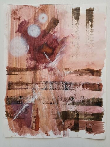 Social distancing #2 van Rona Perlman, Werk op papier te koop op Singulart