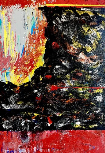 Black hole 1 von Mauro Caracuzzo, Malerei kaufen auf Singulart