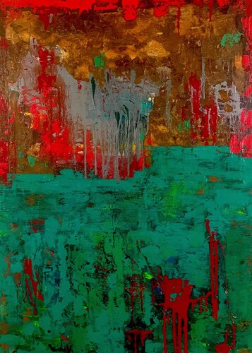 Rust and moss 4 de Mauro Caracuzzo, Pintura a la venta en Singulart