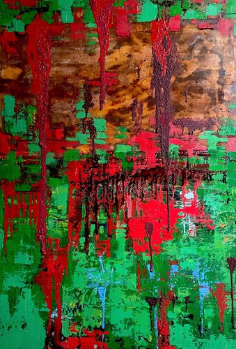 Rust and moss 5 van Mauro Caracuzzo, Schilderij te koop op Singulart