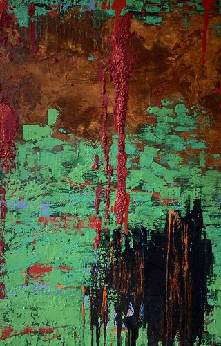 Rust and moss 6 de Mauro Caracuzzo, Pintura a la venta en Singulart