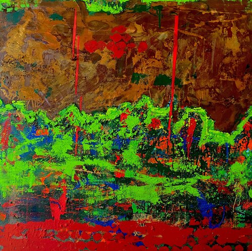 Rust and moss 6 van Mauro Caracuzzo, Schilderij te koop op Singulart