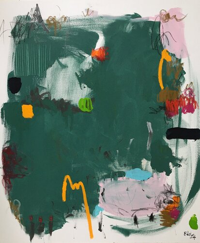 Going again van Barbara D’Angelo Månsson, Schilderij te koop op Singulart