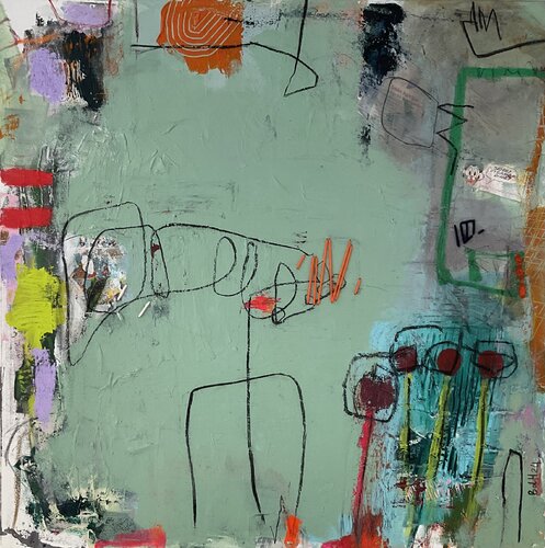 Apologie delle conversazioni von Barbara D’Angelo Månsson, Malerei kaufen auf Singulart