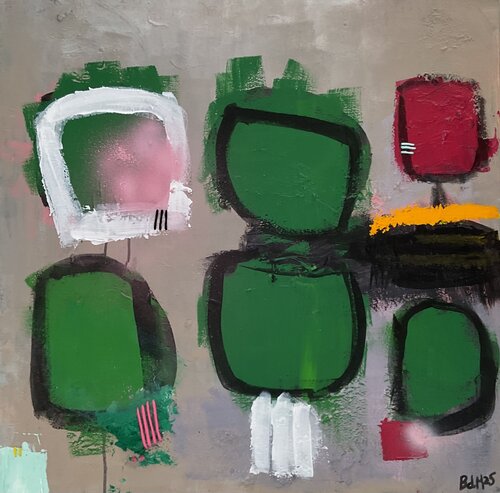 Flower pots van Barbara D’Angelo Månsson, Schilderij te koop op Singulart