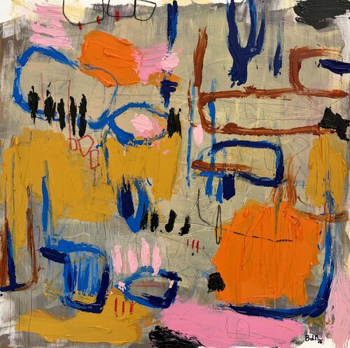 Faulty Lines di Barbara D’Angelo Månsson, Pittura in vendita su Singulart