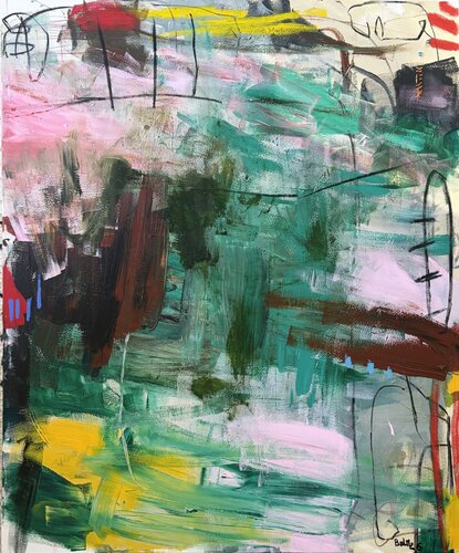 Matematiche Emotive di Barbara D’Angelo Månsson, Pittura in vendita su Singulart