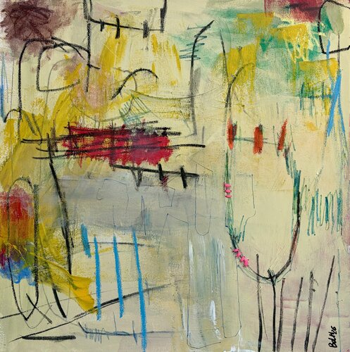 Analytical Bloom van Barbara D’Angelo Månsson, Schilderij te koop op Singulart