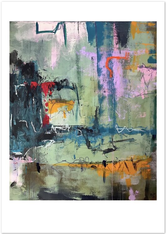 Limited Print  edition A2  " Going Around" Barbara D’Angelo Månsson
