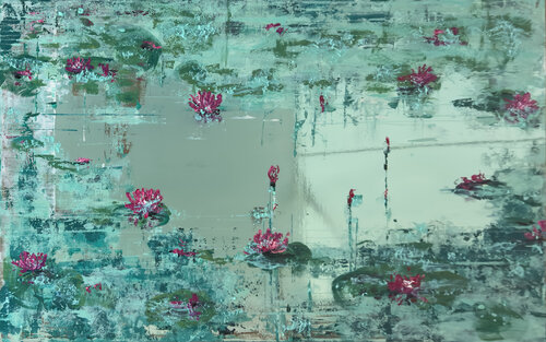 Mirroring Art "Seerosen" Nathali von Kretschmann