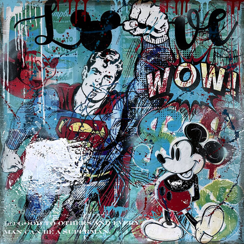 Superman & Mickey von Nathali von Kretschmann, Andere Medien kaufen auf Singulart