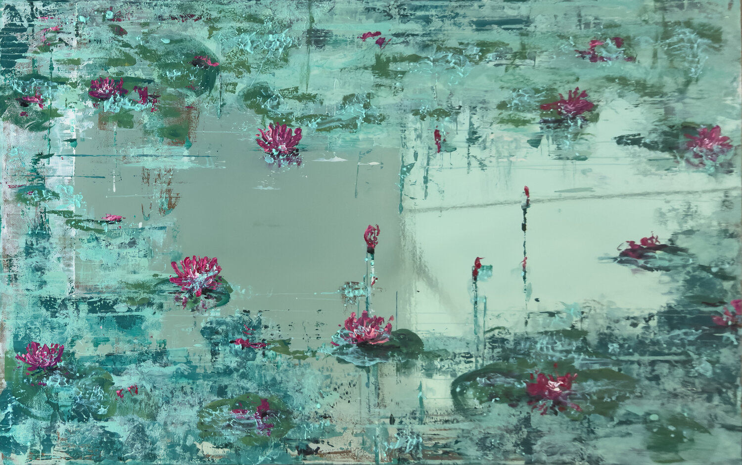 Mirroring Art "Seerosen" Nathali von Kretschmann