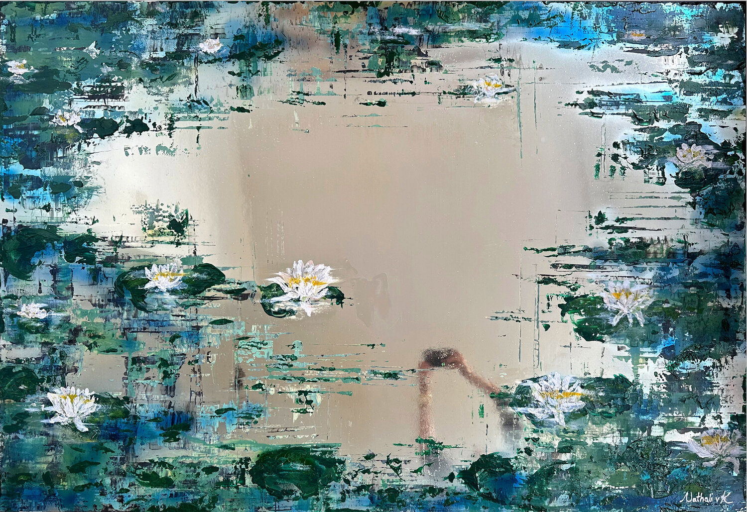 Mirroring Art "Seerosen" Nathali von Kretschmann