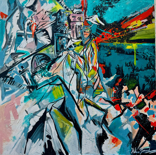 La scogliera della Torre Aurora von Hélène Barraud, Malerei kaufen auf Singulart